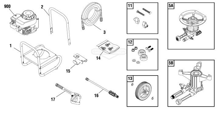 020384 BRute pressure washer parts